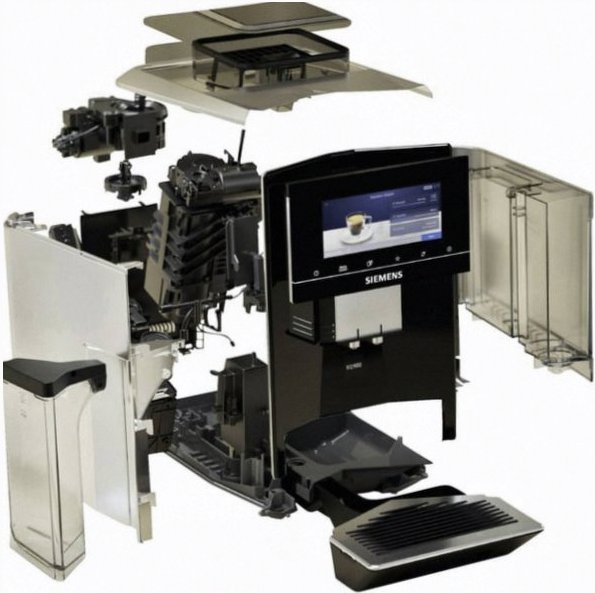 Siemens TQ905DF9 Kaffeevollautomaten Ansicht 7