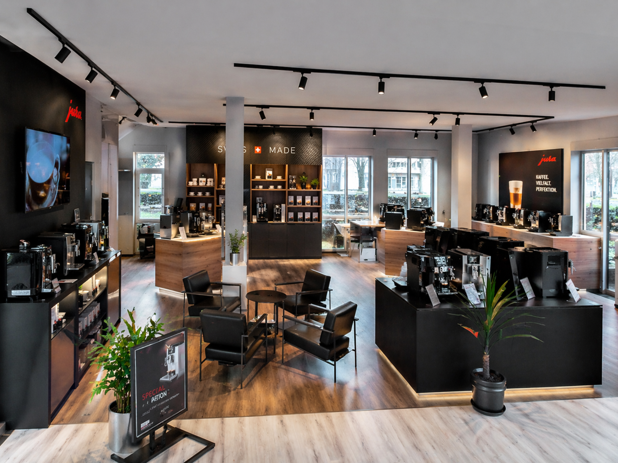 Mahlwerk Showroom Hamburg — Beratungsbereich