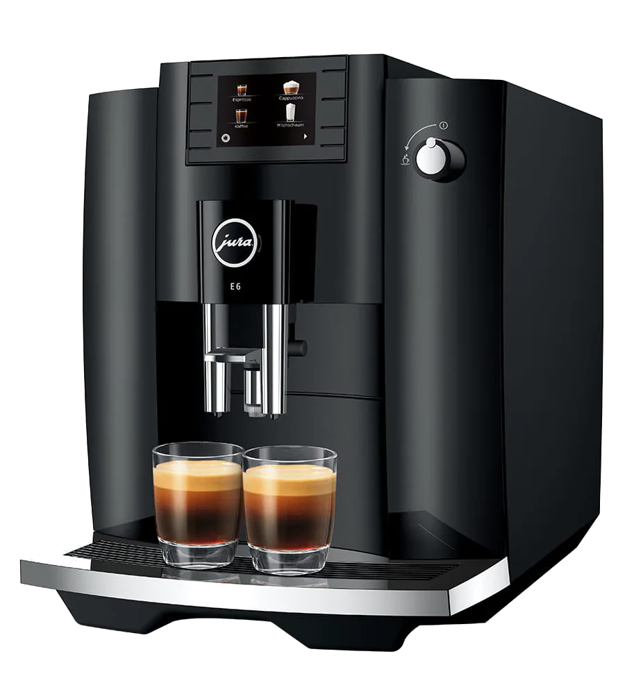 Jura E6 Kaffeevollautomat in Piano Black